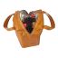 Luuks Liam Square Leather 6-Bottle Wine Cooler