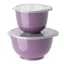 Rosti Margrethe Mixing Bowls with Lids, Set of 2 - Lavender