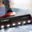 Bosch ProAnimal Rechargeable Cordless Vacuum Cleaner vacuuming pet hair