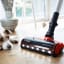 Bosch ProAnimal Rechargeable Cordless Vacuum Cleaner vacuuming pet hair