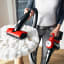 Bosch ProAnimal Rechargeable Cordless Vacuum Cleaner on a cat scratch post