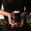 Coccolare Lux & Co Lime, Basil & Fig Filled Soy Candle, 300g showing scale