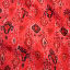 India Ink Watermelon Indo Ikat Kantha Stitched Throw - Double detail