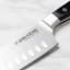 Wolstead Calibre Santoku Knife, 17.5cm blade close up