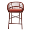 Hertex HAUS Lola Outdoor Counter Chair - Rooibos angle