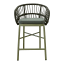 Hertex HAUS Lola Outdoor Counter Chair - Corfu Kelp angle