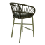 Hertex HAUS Lola Outdoor Counter Chair - Corfu Kelp angle