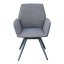 Hertex HAUS  Barbados Outdoor Swivel Chair - Balneario Drizzle angle