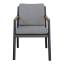 Hertex HAUS Nirvana Outdoor Dining Chair - Boulder angle
