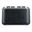 Swan Stealth 4-Slice Electronic Toaster angle