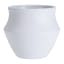 Thread Office Antique Finish Planter - White