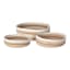 Thread Office Cotton Decorative Baskets, Set of 3