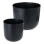 Thread Office Black Hammered Black Planter, Set of 2