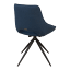 Hertex HAUS Louis Swivel Dining Chair - Adriatic Prussian Blue angle