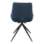 Hertex HAUS Louis Swivel Dining Chair - Adriatic Prussian Blue angle