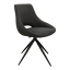 Hertex HAUS Louis Swivel Dining Chair - Adriatic Black Pepper