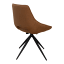Hertex HAUS Louis Swivel Dining Chair - Adriatic Terracotta angle