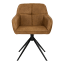 Hertex HAUS Gilbert Swivel Chair - Diesel Tan angle