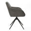 Hertex HAUS Gilbert Swivel Chair - Diesel Nero angle