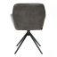 Hertex HAUS Gilbert Swivel Chair - Diesel Nero angle