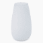 Thread Office White Frosted Ripple Vase - Short