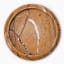 Thread Office Marble Decorative Trinket Tray - Natural top view