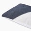 Thread Office Monochrome Colour Block Scatter Cushion with Feather Blend Inner, 50cm x 70cm close up