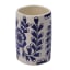 Thread Office Blue Floral Ceramic Toothbrush Holder