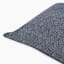 Thread Office Charcoal Geo Jacquard Stonewash Scatter Cushion with Feather Blend Inner, 50cm x 50cm close up