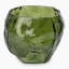 Thread Office Organic Glass Votive Candle Holder - Bottle Green