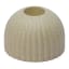 Alkaline Ribbed Dome Candle Holder - Pastel Yellow