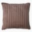 Thread Office Tan Sepia Rochele & Captivate Faux Fur Scatter Cushion with Feather Filled Inner, 60cm x 60cm