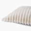 Thread Office Snow Rochele & Dove Captivate Faux Fur Scatter Cushion with Feather Filled Inner, 60cm x 60cm close up