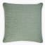 Thread Office Green Ticking Stripe Chenille Scatter Cushion Cover, 60cm x 60cm