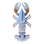 Studio ROOF Lavender Lobster Wall Decoration