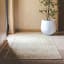 Hertex HAUS Dune Apollo Runner, 80cm x 150cm on wooden floor