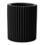 Alkaline Ribbed Toothbrush Tumbler - Black