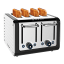 Dualit Architect 4-Slice Toaster, 2250W - Black angle