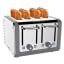 Dualit Architect 4-Slice Toaster, 2250W - Grey angle