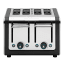 Dualit Architect 4-Slice Toaster, 2250W - Black angle