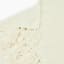 Thread Office Ivory Boucle Throw, 180cm x 200cm detail of edge
