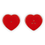 Le Creuset Heart Salt & Pepper Shakers, 130ml - Cerise angle