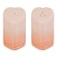 Le Creuset Heart Salt & Pepper Shakers, 130ml - Peche