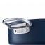 Joseph Joseph Space Ceramic Non-Stick Shallow Casserole Pan with Glass Lid and Folding Handle, 28cm detail