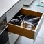 Joseph Joseph Space Non-Stick Ceramic Cookware Set with Folding Handles, 6-Piece in the drawer
