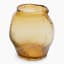 Thread Office Amber Organic Glass Vase, 25cm