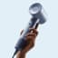 Laifen Swift High Speed Hair Dryer, 1600W - Silver Blue showing scale handheld