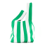 Porter Green & White Striped Maxi Shopper angle