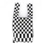 Porter Black & White Check Maxi Shopper angle