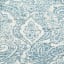 India Ink Blue Prince Paisley Kantha Stitched Throw - Double detail